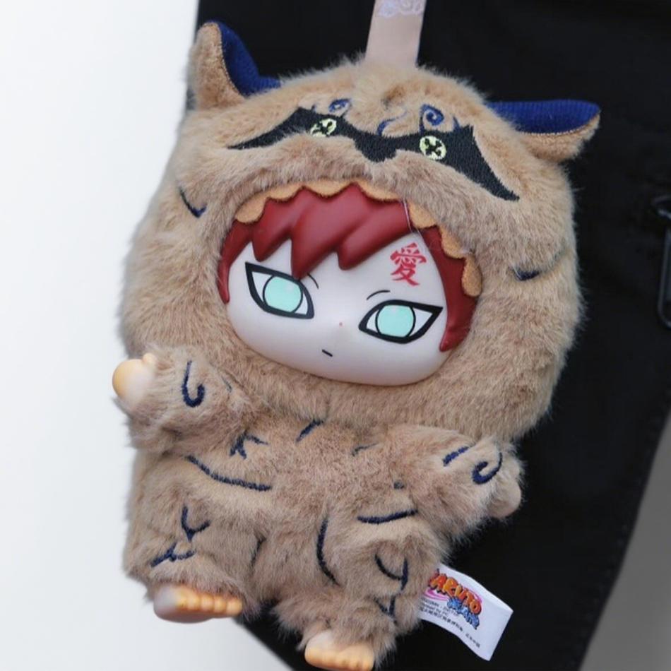 Genuine Naruto's Wind Cute Beast Party Series Blind Box Trendy Toy Figure Plush Doll Ornaments Boy's Birthday Gift