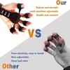 KNK Grip Strength Finger the Strength Trainer Hand Grip Strengthener 6 Resistant Level Finger Exerciser-Adjustable Hand Strengthener for Hand Therapy