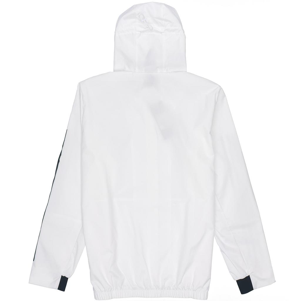 adidas Plaid Applique Sports Hooded Jacket White FM9430