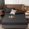 Levivel Elastic Velvet Bed Cover Bed Sheets Set Padded Mattress Cover Soft Queen King Solid Color 150 /160x200 For