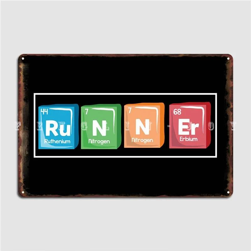 

Химия Бегун Постер Металлическая Табличка Персонализированный Пещера Паб Настенный Декор Клуб Вечеринка Жестяная Вывеска Постер 20x30cm（7.8x11.8inch）