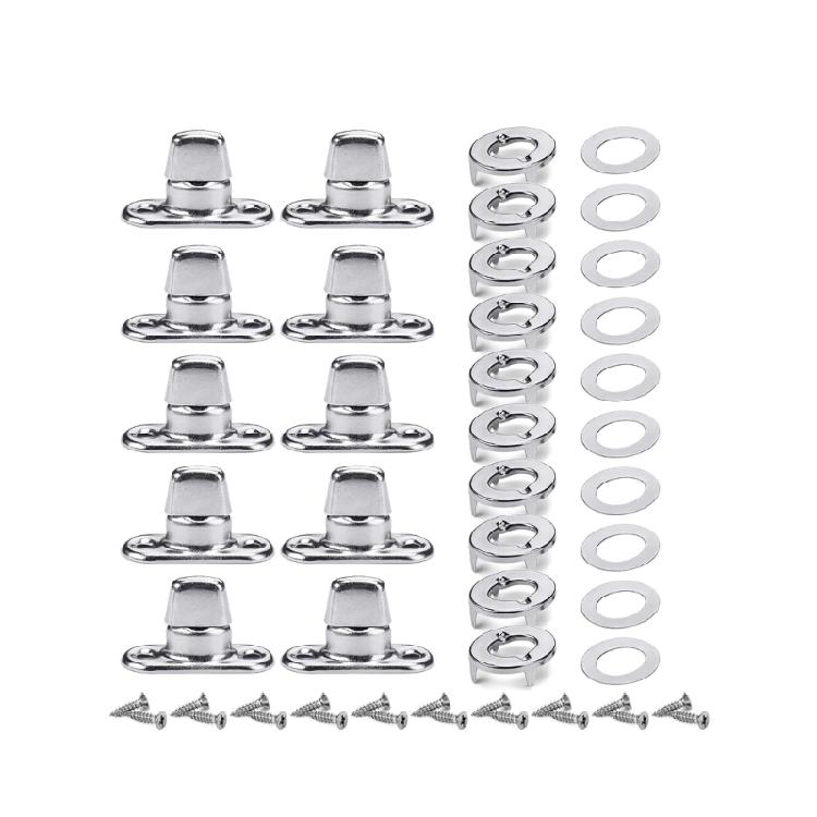 Practical Turnlock Fastener for Canvas Secure In Windy Conditions Corrosion Proof Metal Easy Install for Camping