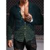 Long Sleeved Ethnic Style Shirt Men's Autumn Oversized Shirt With Lapel Button Long Sleeved Shirt Men's Outdoor Casual Shirts