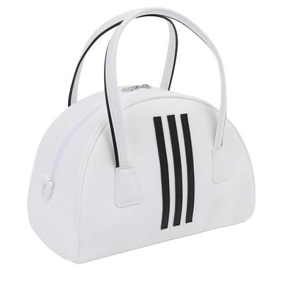 Mini Boston Bag Three Stripes Mini Boston White [Adidas Golf]