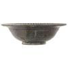 Marui Seito Shigaraki Ware Hechimon Bowl, Diameter 18cm, Black Glaze Carving, Black, MR-3-4145
