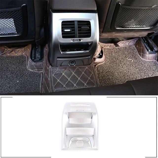 Car Rear Air Conditioning Vent Outlet Frame Cover Trim Sticker For BMW X3 G01 X4 G02 2018 Auto Interior Accessories