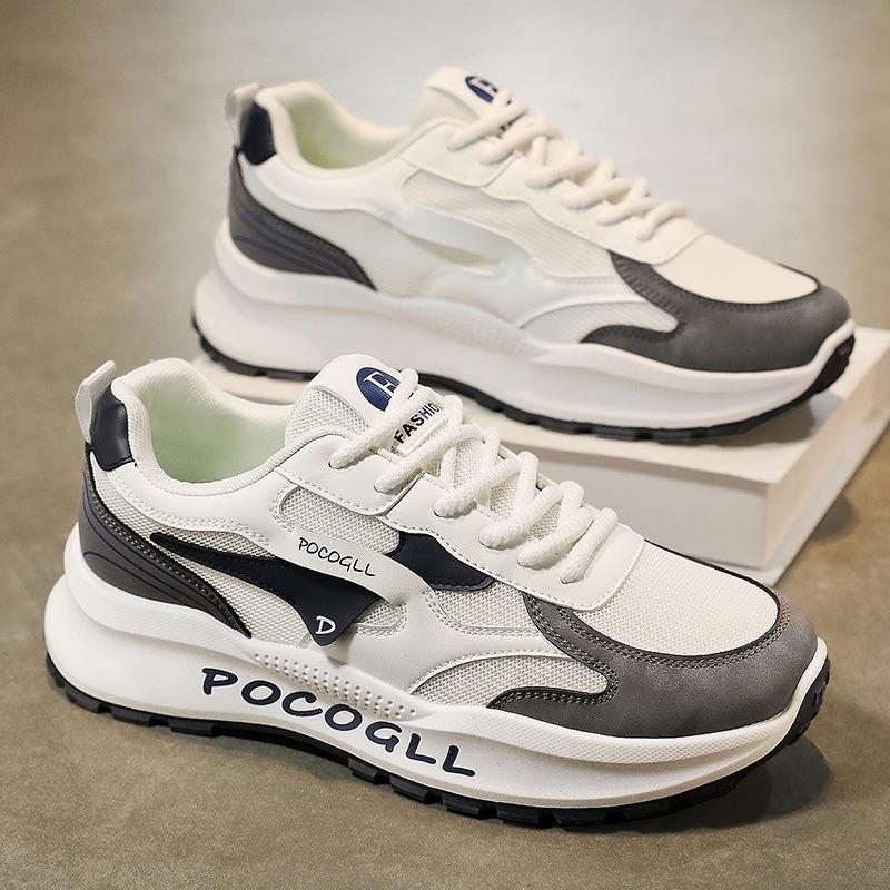 Fashion Summer Trend Comfortable Sneakers for Men Outdoor Breathable Wear-resistant Casual Mesh Sports Shoes Non Slip Mens Running Shoes