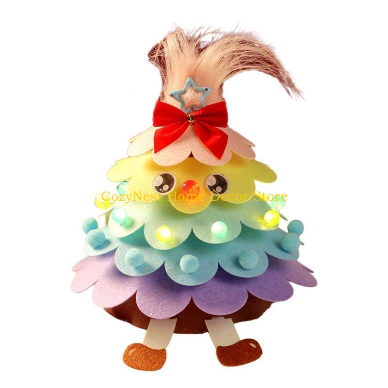 92MF Tabletop Christmas Tree Home Desk Decoration Ornaments Mini Christmas Tree