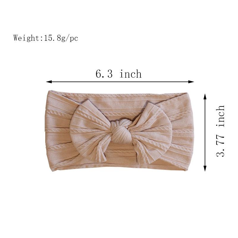 3 stk Baby Jente Sløyfer Pannebånd Nyfødt Turban Hårbånd Tilbehør Barn Hårbånd Utendørs Småbarn Barn Hodebånd Hårtilbehør