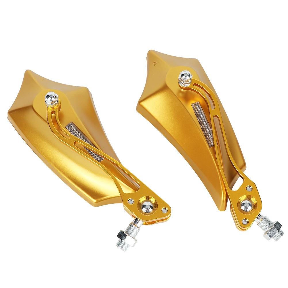 A Pair of   Motorcycle Motorbike Modified Accessories Rear View Rearview Mirror(Black)