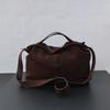 Autumn and winter matte cowhide lazy style suede tote bag commuter shoulder messenger genuine leather women's bag