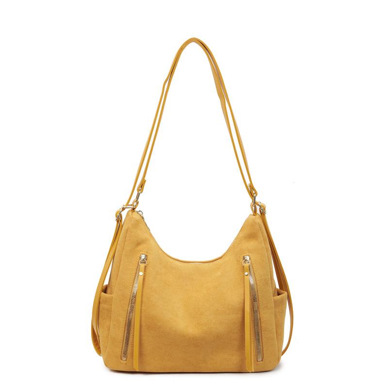 Large Capacity Tote Bag Women's Autumn and Winter Versatile Shoulder Bag New Matte Retro Commuter Backpack Bag