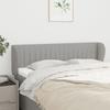 VidaXL Headboard with Ears Light Grey 147x23x78-88 Cm Fabric3117380