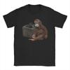 Unisex TShirt Punch Monkey Vintage Cotton Tee Shirt Short Sleeve T Shirt Round Collar Clothes 6XL