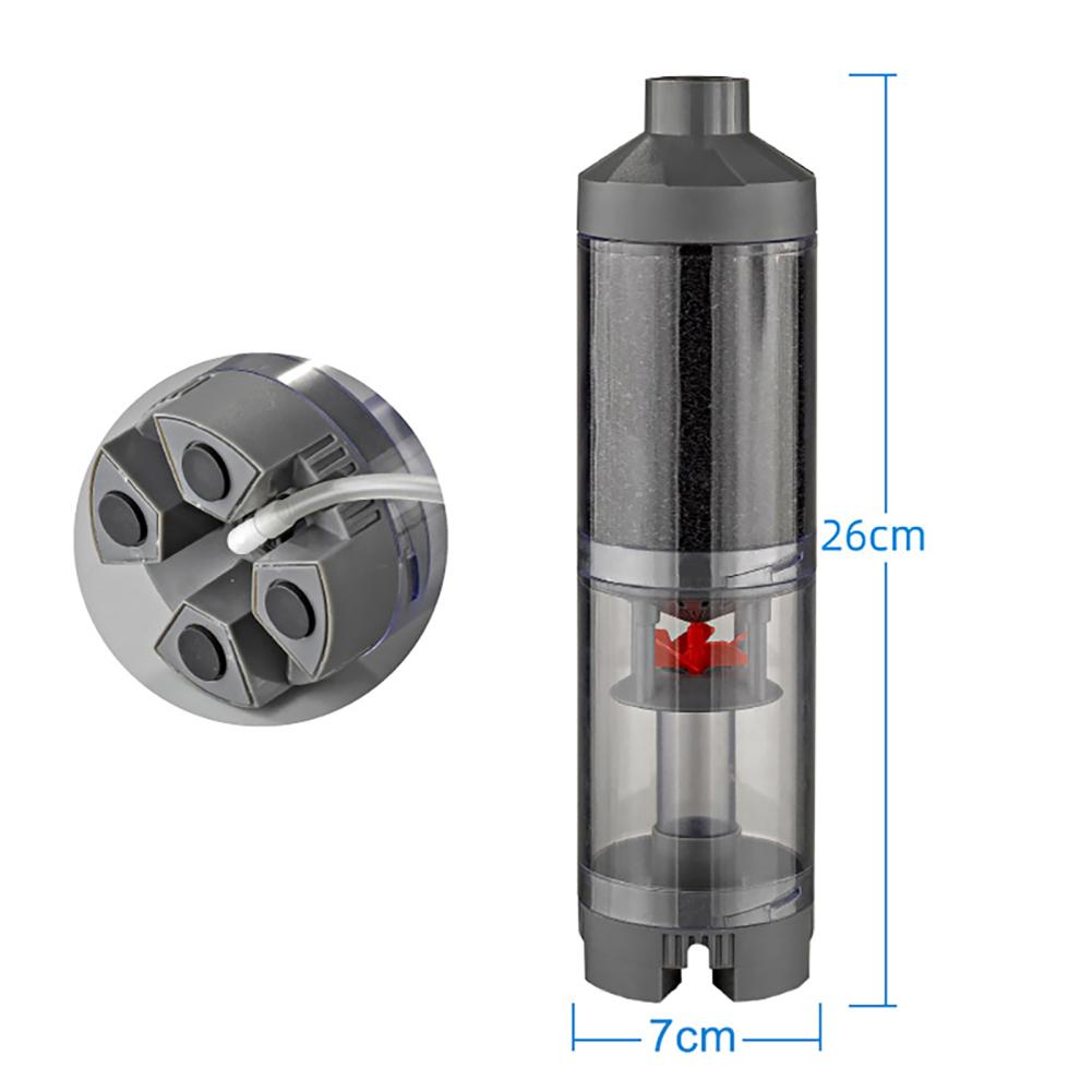 1pcs Aquarium Filter Submersible Fish Tank Automatic Stool Suction Collector Aquarium Internal Air  Fish Poop Cleaner Filter