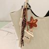 Cute Cartoon Coffee Cup Bag Charm Creative Personalized Keyring Vintage Braided Rope Keychain Backpack Pendant Gifts