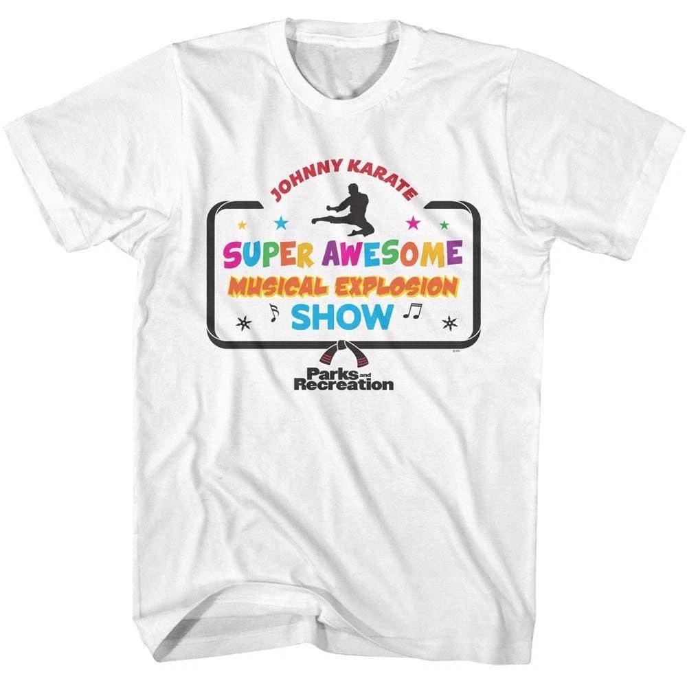 Parks and Recreation Johnny Karate Super Awesome Show Men s T Shirt XL