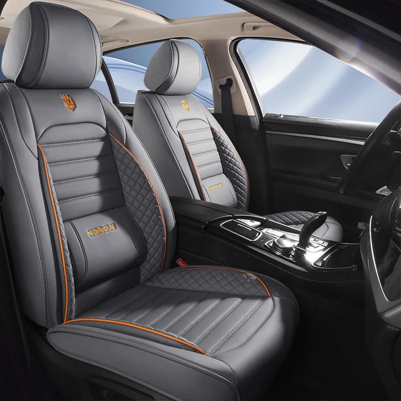 1 PCS Universal Size PU Leather Car Seat Cover for Dacia Duster Renault Clio Fiat Panda Ypsilon Seat Arona Cors Car Accessories