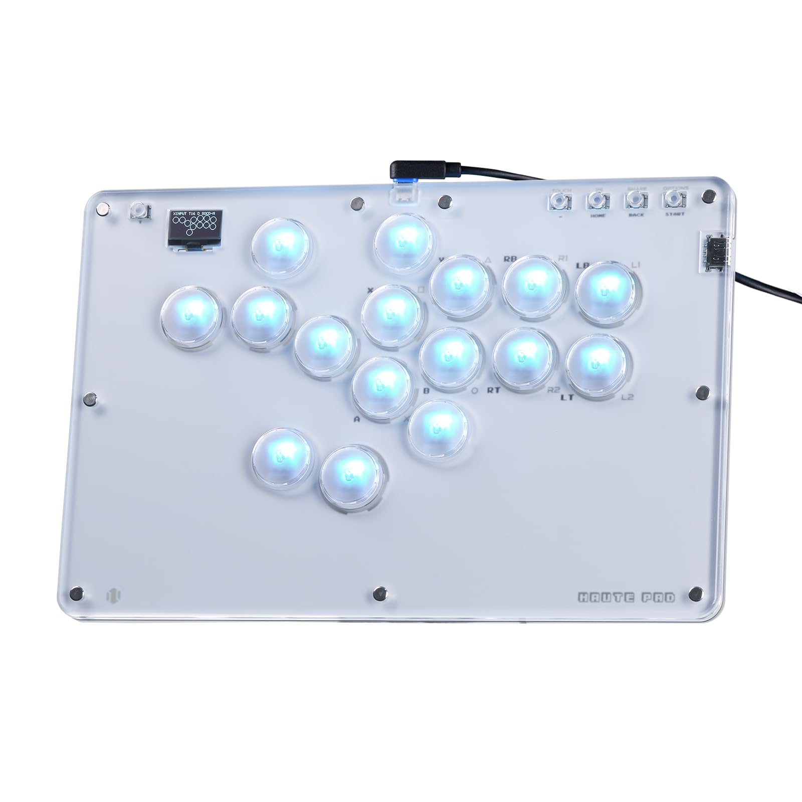 

SIXSIR Leverless SIXSIR T16 Crystal Series Acrylic Sandwich Artwork Template 16 Key Crystal Low Profile Switch Custom RGB Controller Controller - - -