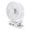 Clip On Fan USB Rechargeable 3 Speeds 2H 4H 6H Timer 720 Degree Rotatable Small Desktop Fan for Camping Dormitory Office