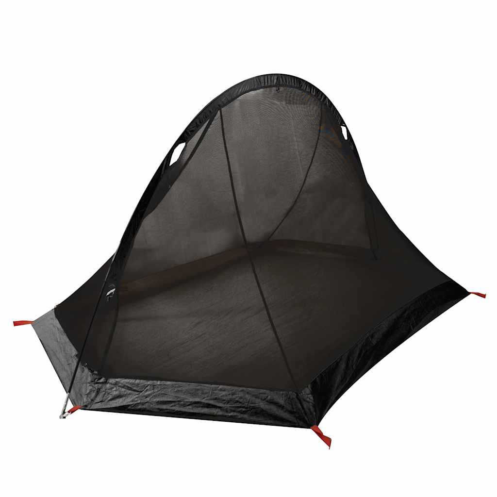 Dome Camping Tent for 2 Persons White & Dark Waterproof