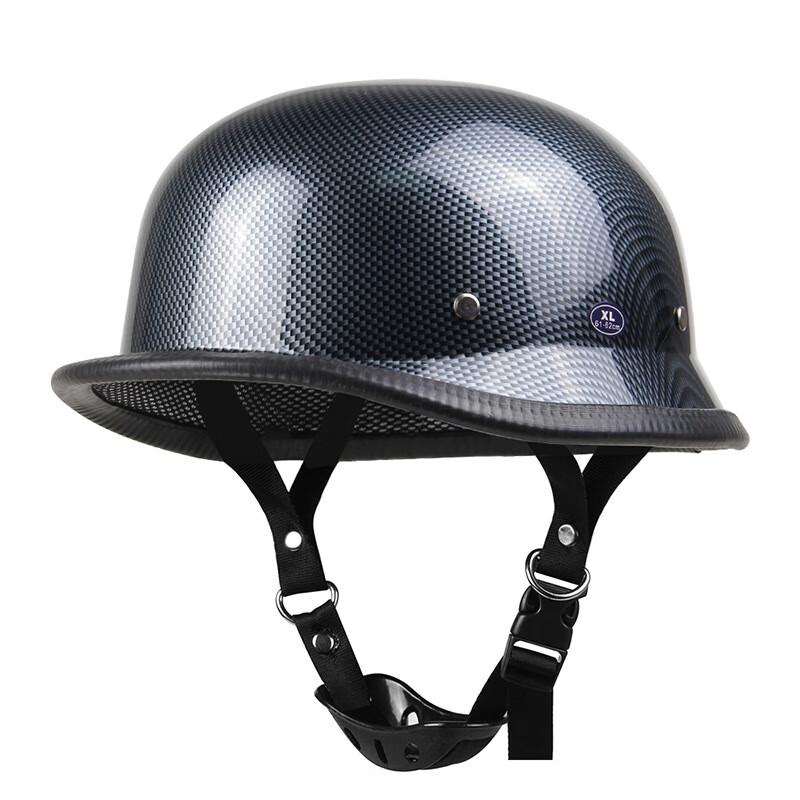 

Longchan Retro Carbon Fiber Motorcycle/MTB Helmet S