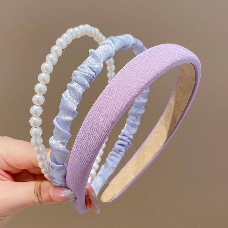 3pcs Multicolor Elegant Fabric Headband for Women Face Wash Hair Band Fashion Girls Hair Accessories