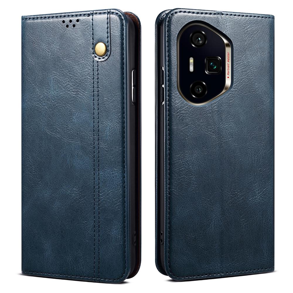 For Honor 400 Pro Case Crazy Horse Texture Waxy Leather Wallet Stand Phone Cover