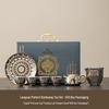 Ceramic Kung Fu Tea Set - Taotie Dunhuang Thangka