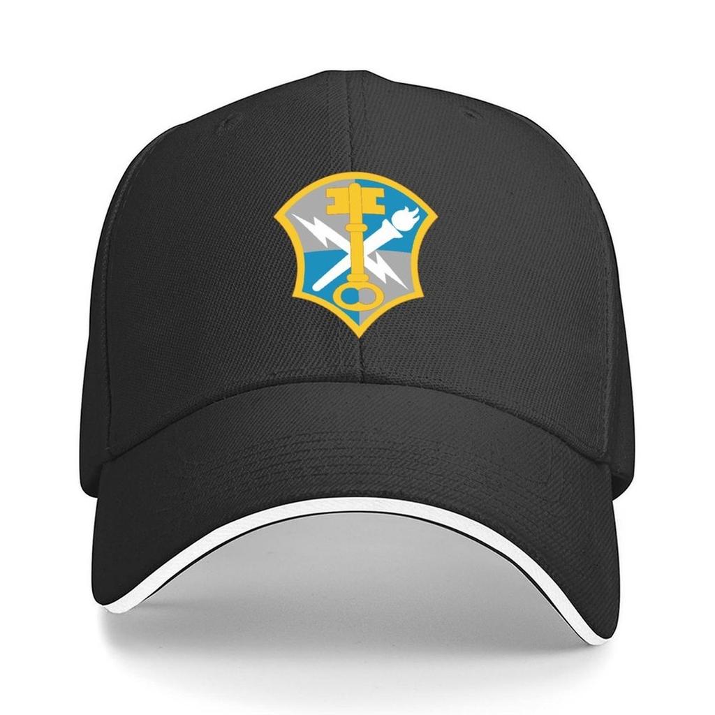 US INSCOM Military Crest Baseball Cap Polyester Adjustable Casual Hat for Veterans Tribute