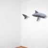3D модель акулы из бумаги, уникальный декор для стен ручной работы, украшение домашнего офиса, поделка своими руками в виде животного