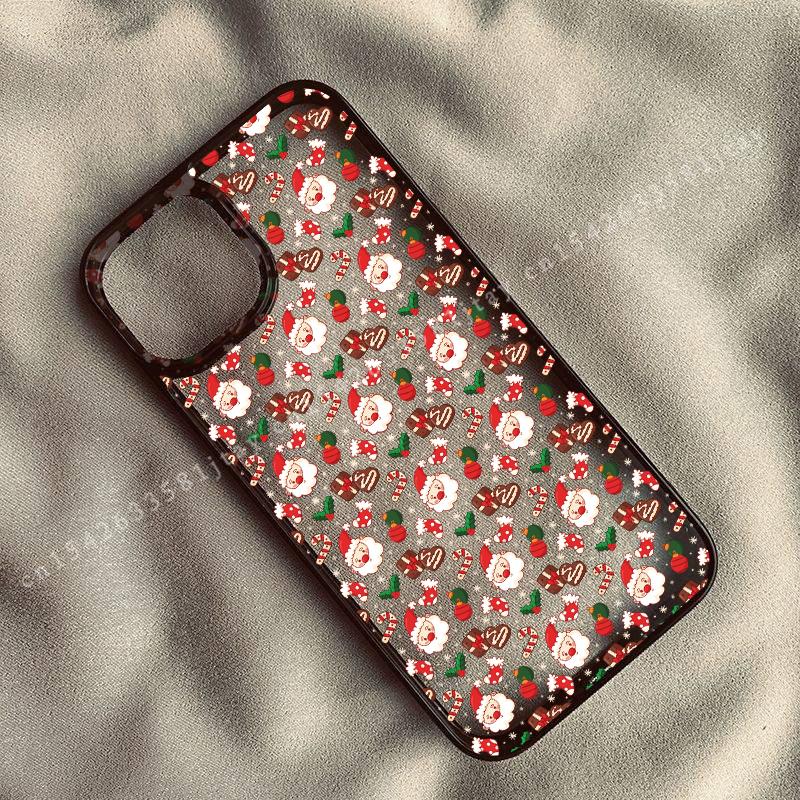 

Funny Cartoon New Christmas Tree Snowman Phone Case for IPhone 16 15 14 13 12 11 Pro Max Mini X XS XR 17 8 Plus Shockproof Shell iPhone 11 Pro