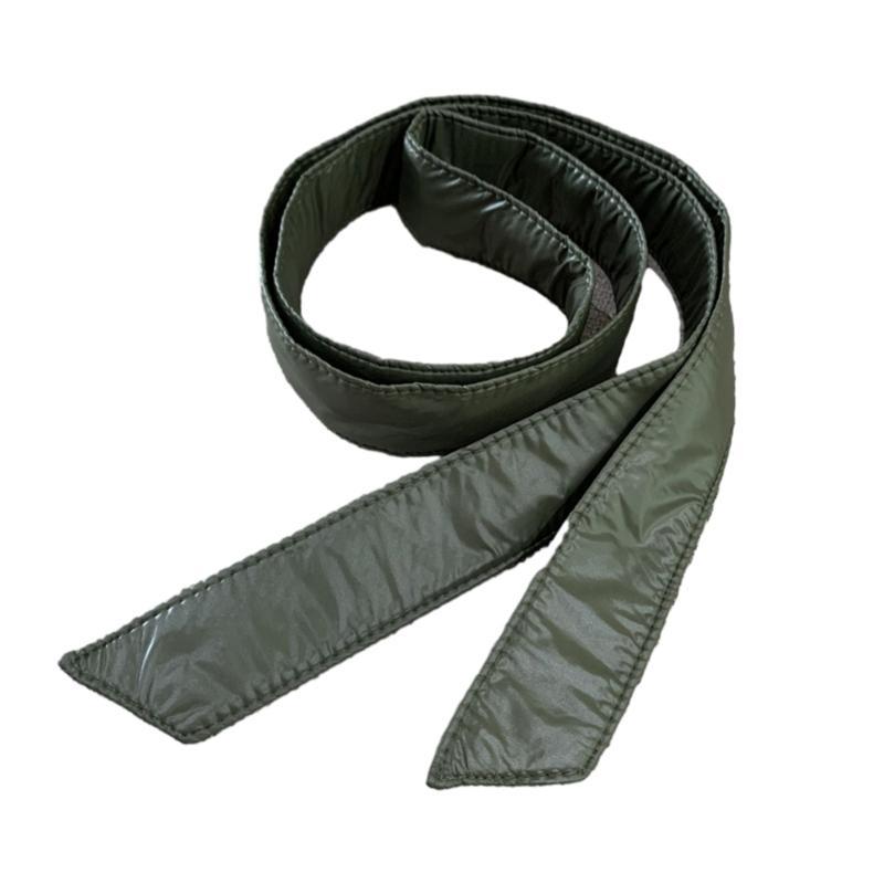 A52E Belt for Women Thin Sash Tie Waist Band for TrenchCoat Overcoat Black Down Coat Replacement Belt