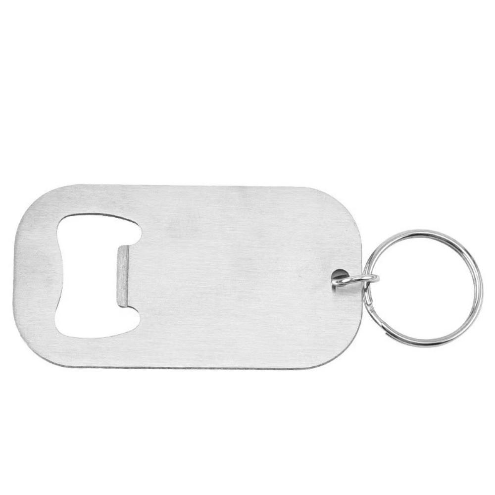 Stainless Steel Beer Bottle Opener Simple Portable Bottle Opener Key Chain Pendant Party