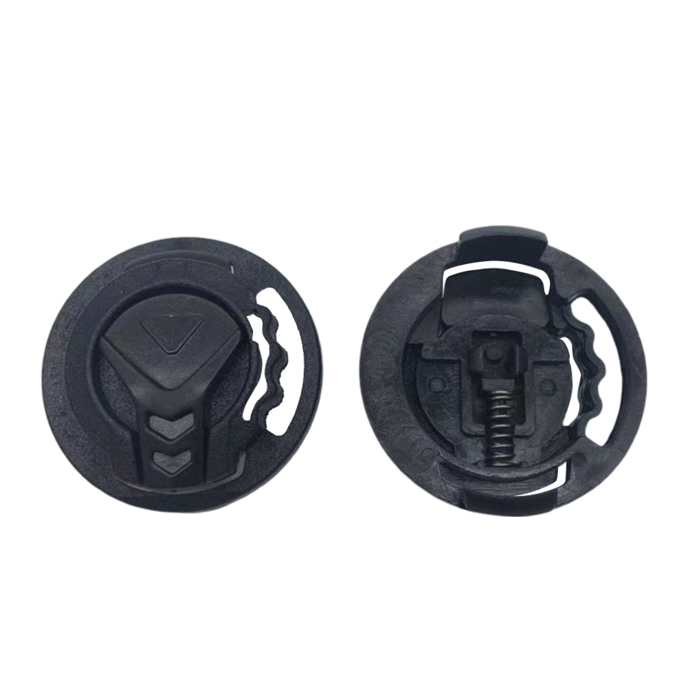 1Pair Motorcycle Helmet Fixed Buckle Rotate Switch Buckle Mirror Holder Lens Base Helmet Lens Button Replacement Helmets Screws