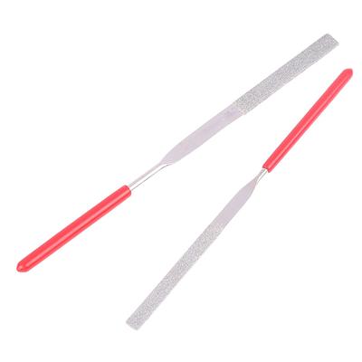 2Pcs Diamond File Set Stone Grinding Diy Wood Rasp File Needle Jewelry Polishing
