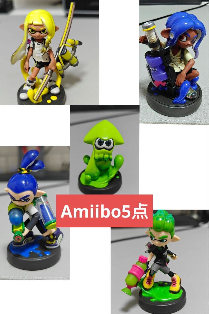 

[USED] Splatoon Amiibo 5 pieces Splatoon