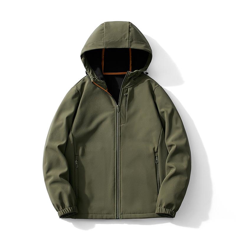Soft Shell Clothing Autumn and Winter Outdoor Mountaineering Travel Jacket/couple Windproof Inner Fleece Charge