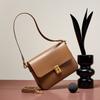 Leather Women's Bag Fashionable and Versatile Design Messenger Bag Women's Shoulder Underarm Bag