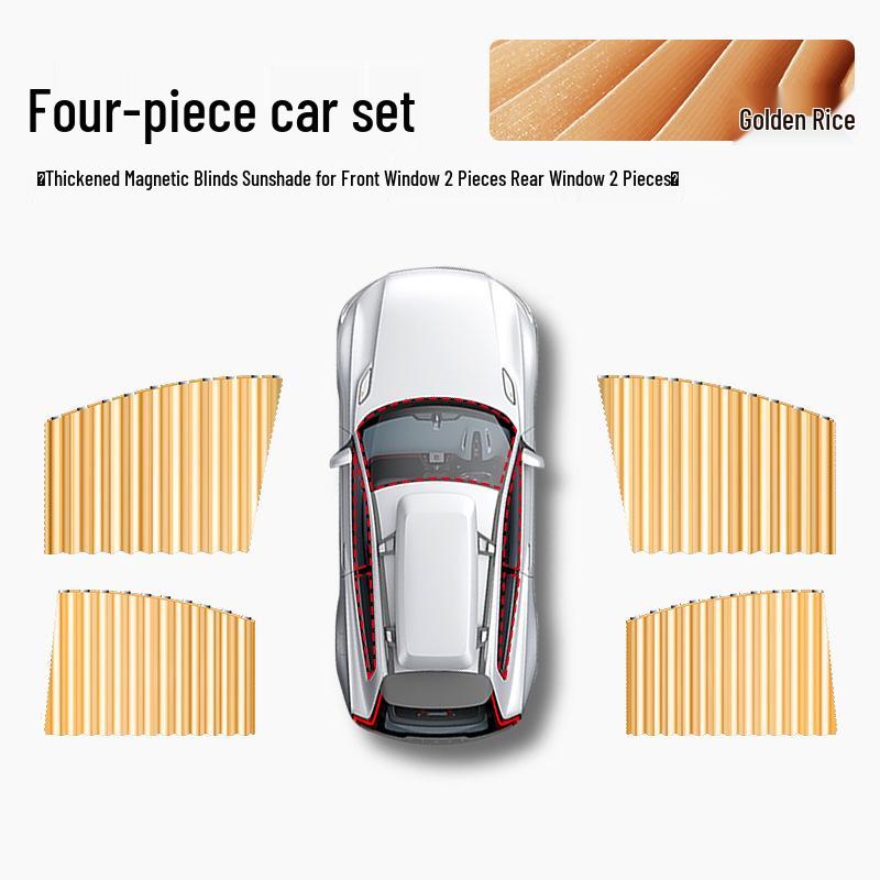 Magnetic Car Sunshade Curtains: Sun Protection & Heat Insulation Privacy Solution