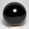 stone Natural Obsidian Sphere 4 of a 292g [N2 Natural] "One Kind" Diameter Approx. 61mm,