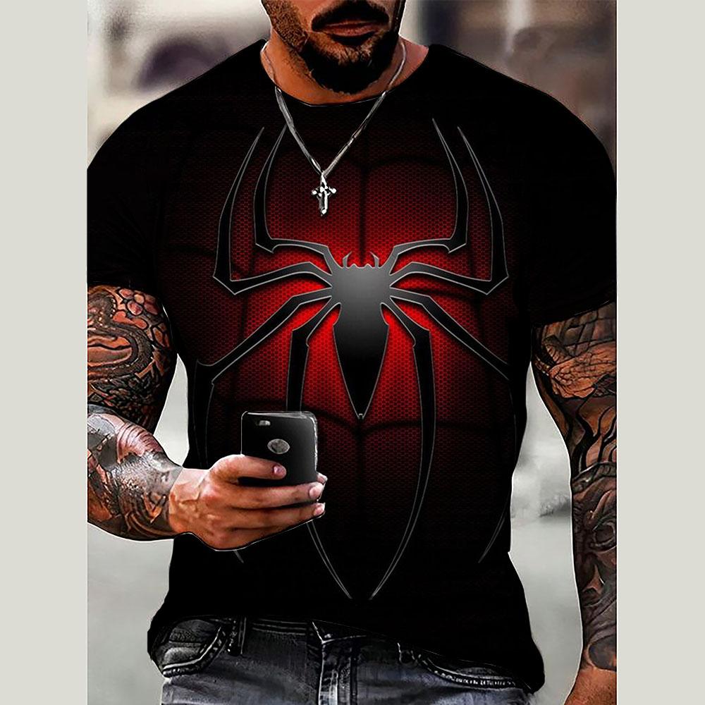 

The new 2025 summer men s T-shirts feature soft and breathable 3D pattern printing, which is casual and fashionable. 6XL
