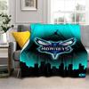 Charlotte Hornets Team Logo Blanket Soft And Comfortable Sofa Blanket Office Rest Blanket Nap Blanket Bedroom
