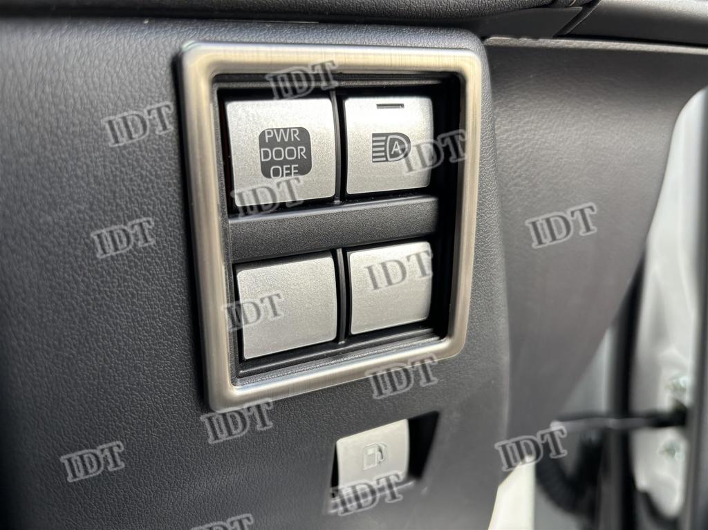 IDT 40 Series Alphard Vellfire Front Switch Panel Cover Trim Ring Stainless Steel Interior