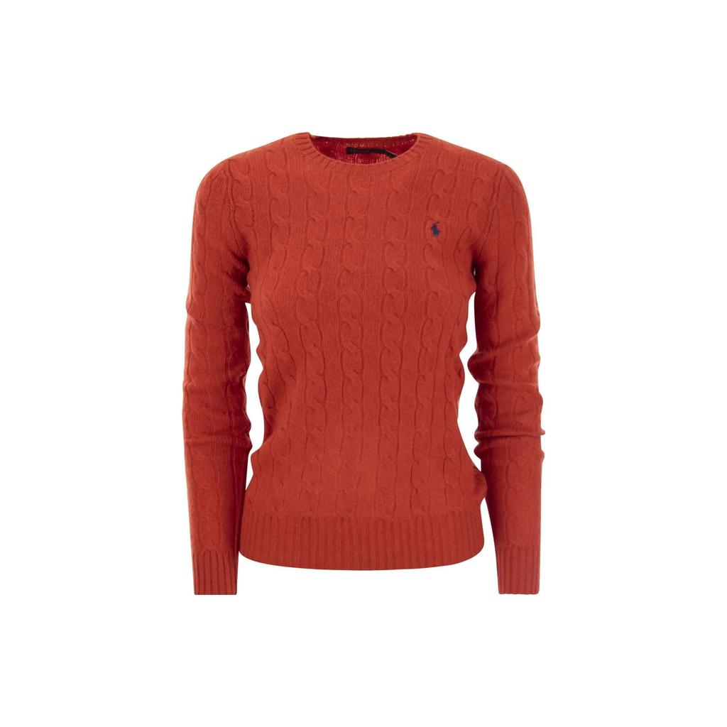 Polo Ralph Lauren Logo Embroidered Crew Neck Sweater Women sweater 211910421-007