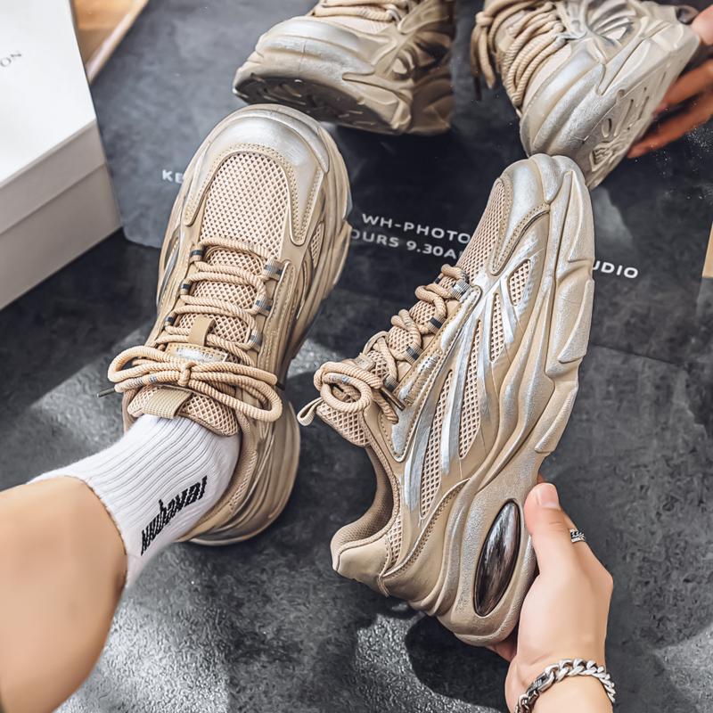 Mode CYYTL Heren Sneakers Casual Schoenen Outdoor Wandelen Ademend Tennis Mode Sport Hardlopen Luxe Platform Instappers Zomer Designer