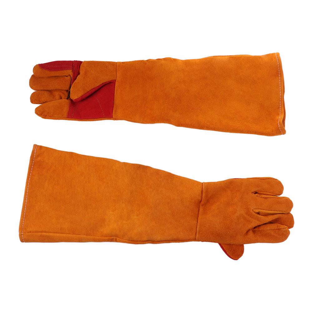 Flexible Work Safety Gloves Lengthen 60cm Long Sleeves Barbecue Gloves Outdoor Activities