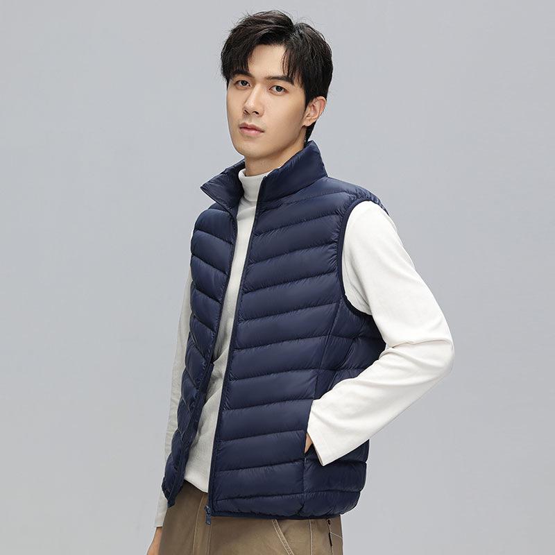 Men's Lightweight Duck Down Vest - 2026 Winter Casual Warm Waistcoat