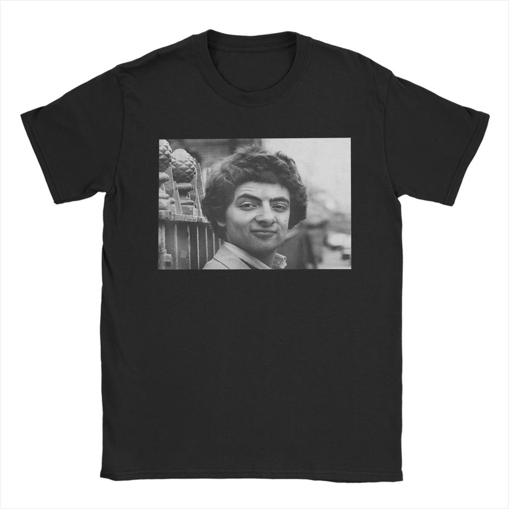 Humor Rowan Atkinson Not The Nine O Clock News Mr Bean Actor T-Shirts Men Round Neck Cotton T Shirt Short Sleeve Tee Shirt Tops