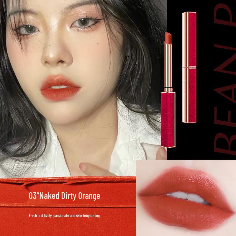Yuli Yula Soft Velvet Lipstick: Long-lasting, non-drying, matte finish, beginner-friendly, authentic tube lipstick.